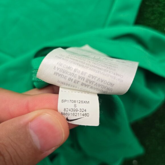 Nike Tshirt Womens Small Green Short Sleeve Dri-Fit Athletic Training Gym - Picture 10 of 12